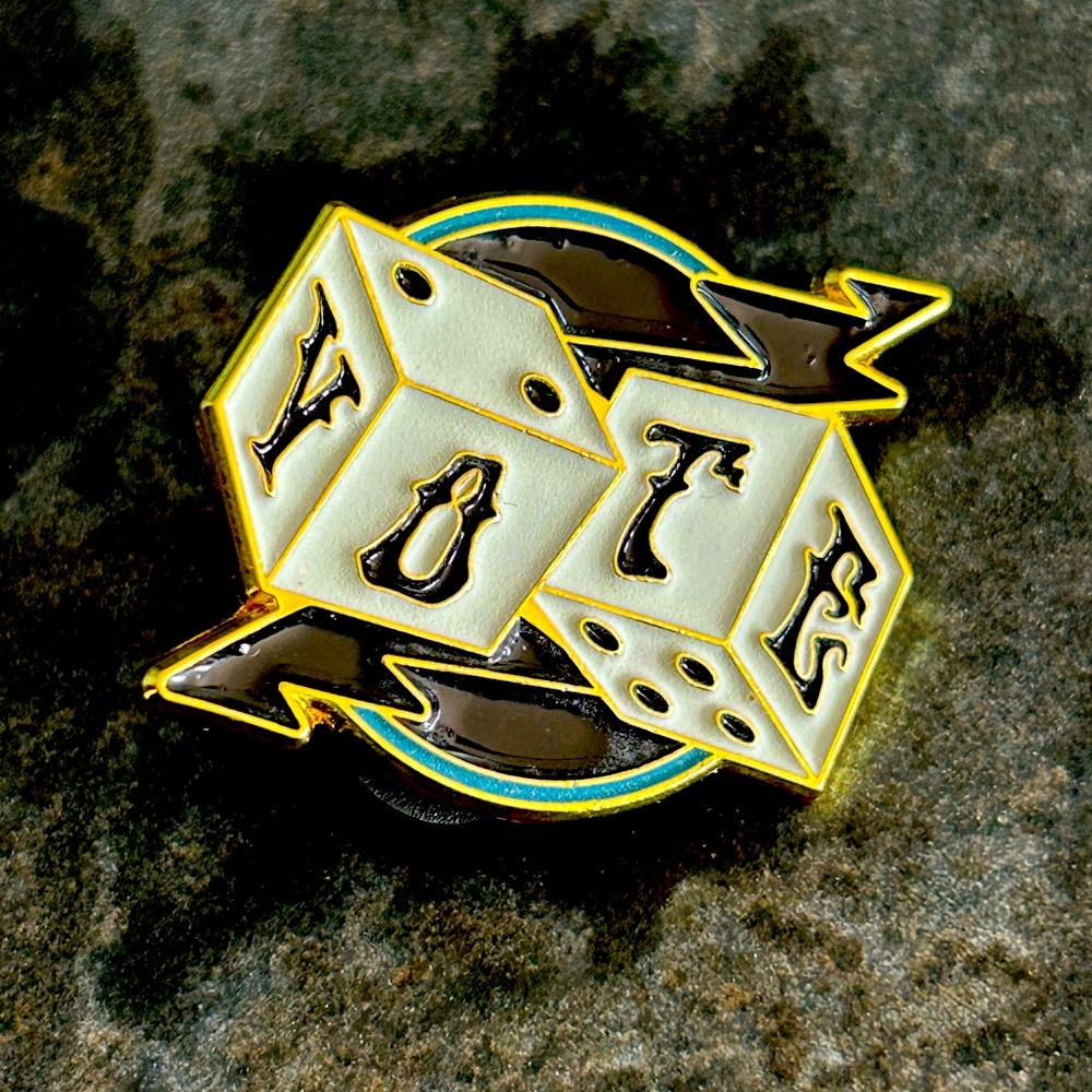 Dead and Co Sphere “Vote” pin